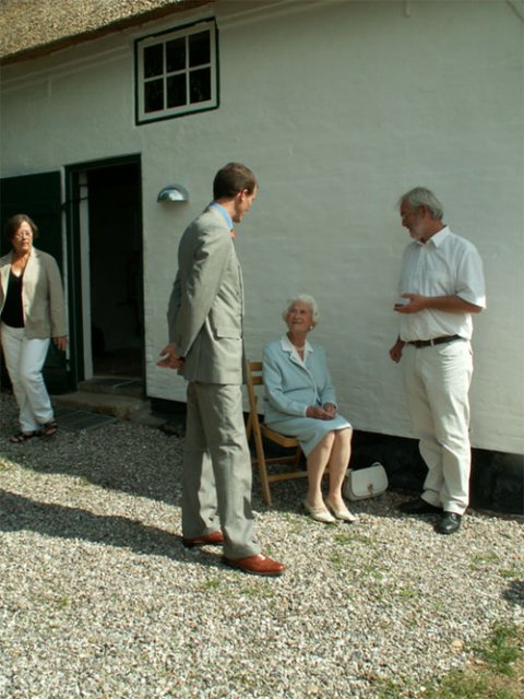 H.K.H. Prins Joachim i samtale med Bitten Clausen og Museumsinspektør Flemming Rieck